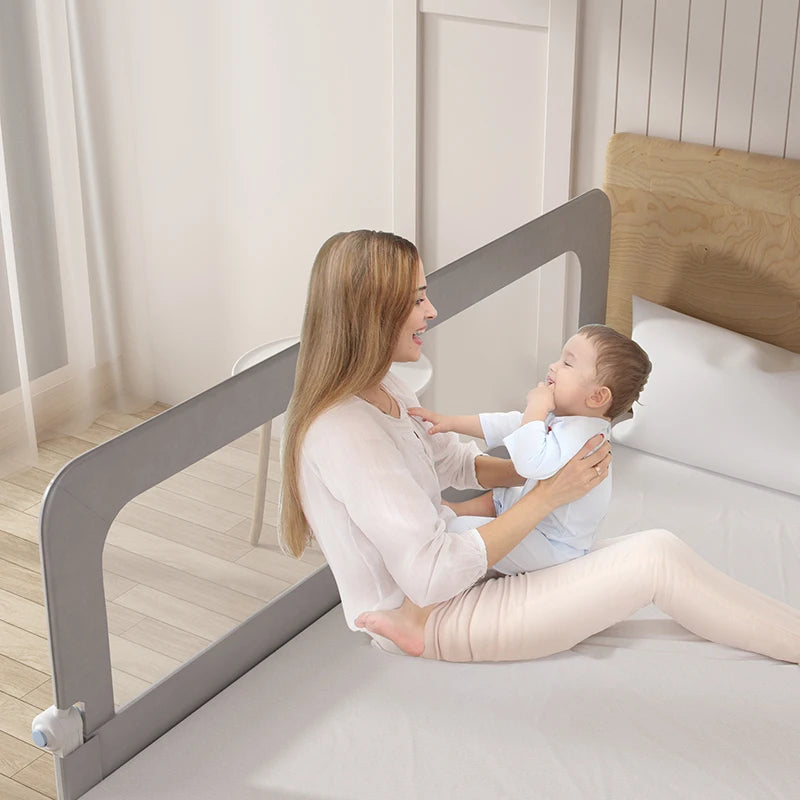 Child Safety Foldable Bed Rail Barrier