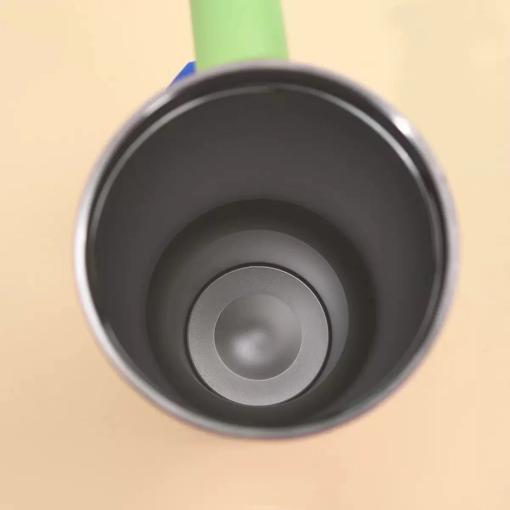 Portable Coffee Mug with Handle and Straw